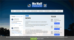 Desktop Screenshot of nohalfmeasures.com