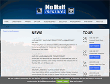 Tablet Screenshot of nohalfmeasures.com